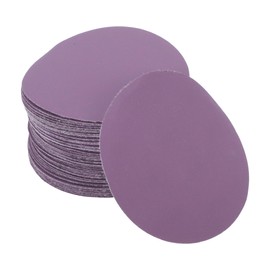 HEROFFIX 50 Pcs Car Wood Sanding Discs Smoothing Hook & Loop Sandpaper for Woodworking, Automotive Refinishing 3.94" 800 Grit Purple Aluminum Oxide