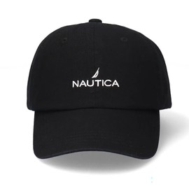 Nautica Basic Cotton Twill Low Cap, 011 black