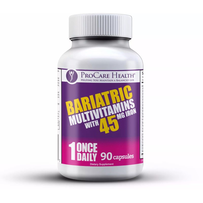 Procare Health Bariatric Multivitamin | Capsule | 45mg | 90