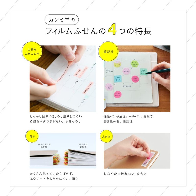 Kanmido Fusen Removable Marker STUDY Blue HM-3001