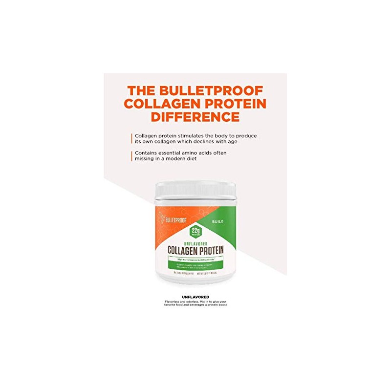 BULLETPROOF Unflavored Collagen Protein, 17.6 OZ