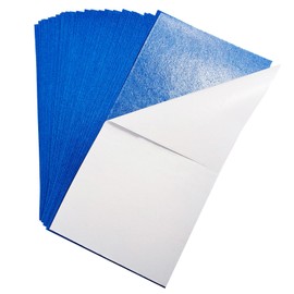 Jtnohx Self Adhesive Felt Sheets, 33 Pcs 4" x 8" Stiff Felt Fabric Sheets with Adhesive, Sticky Fabric Square for Crafts DIY Sewing School Projects Decoration (Blue)