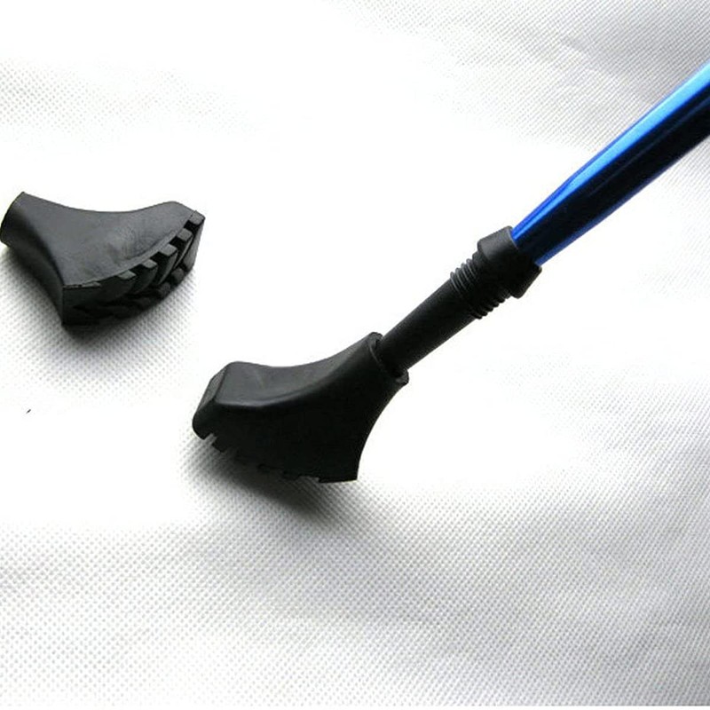 Hiking Pole Trekking Pole Replacement Tips for Hiking 6Pcs (Black1)