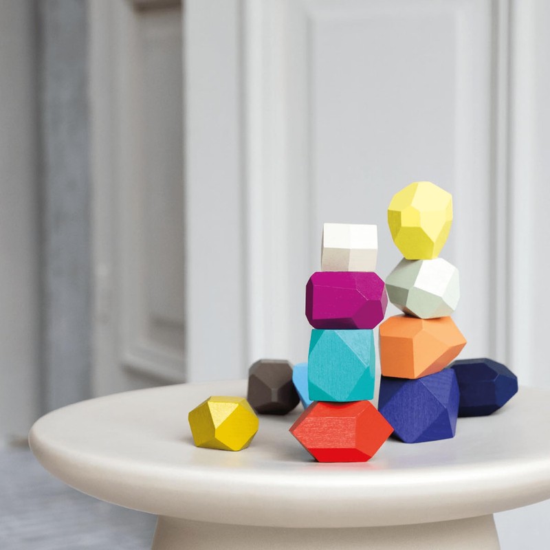 Remember Stacking Game 'Torrino' for Children - Wooden Toy Colourful