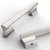Asidrama 10 Pack 3.75 Inch(96mm) Brushed Satin Nickel Kitchen Cabinet