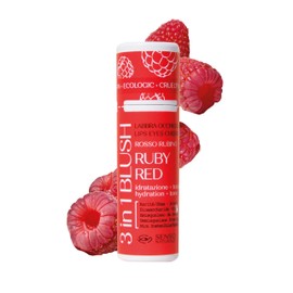 Senso Naturale Solid Blush Nährendes für Contouring, Illuminierender Rouge Stick mit Sheabutter und Rizinusöl, 100% Natürlich und Vegan