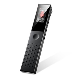 Voice Recorder Compact IC Recorder [64GB Large Capacity & Bluetooth 5.2 & 3072kbps Sound Quality] Recorder VOR Recording AB Repeat Playback Bluetooth Conference Recording Interview Recording