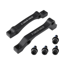 Micro Traders 2Pcs Rear Front Fork Mount Disc Brake Caliper Mount Adapter for 160mm Mechanical and Hydraulic Disc Brakes