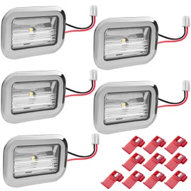 HUQUZN Refrigerator LED Light Module Assembly Fit for KitchenAid Jenn-Air Whirlpool Replace W11462342 W10607479 W10843339 W10908166 4959065 AP6989197 PS16218086, 5PCS