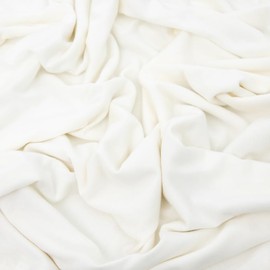 Little Unicorn Large Stretch Knit Swaddle Blanket 2 Pack| Super Soft with Optimal Stretch for swaddling | Giftable Set (White)