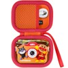 （ケースのみ）アガツマ AGATSUMA きょうはなに撮る？ANPANMAN アンパンマンキッズカメラおもちゃ専用収納ケース，オレンジ‐co2CREA