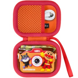 （ケースのみ）アガツマ AGATSUMA きょうはなに撮る？ANPANMAN アンパンマンキッズカメラおもちゃ専用収納ケース，オレンジ‐co2CREA