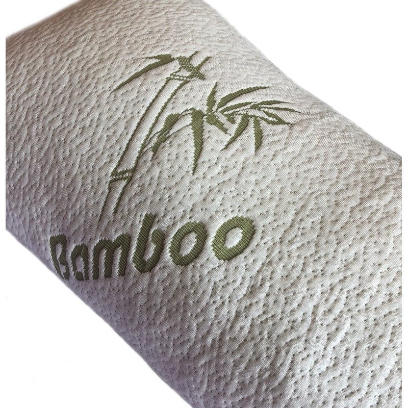 Linen Plus Bamboo Body Pillow with Shredded Memory Foam for