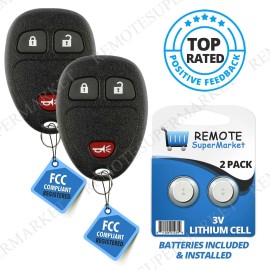 RemoteSuperMarket 2 for GMC Sierra 2007 2008 2009 2010 2011 2012 2013 keyless Entry remote key fob