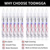 White Paint Pens Permanent Paint Markers - 12 Pack Oil