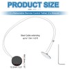 PATIKIL 1.5m / 4.9Ft Retractable Remote Control Tether, 2 Pcs