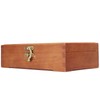 Wooden Box Antique Rectangle Children Stationery Case Desktop MultiFunction Storage