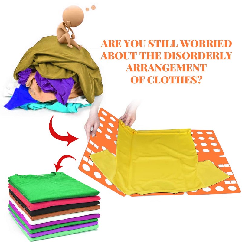 Shirt Folding Board, T Shirt Folder Board Clothes Folding Laundry
