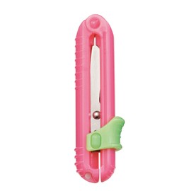 Kutsuwa SS114PK HiLiNE Portable Scissors, Cuton, Blade Length: 1.3 inches (3.3 cm), Pink