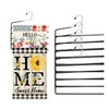 5 Pack 5-Tier Garden Flag Hangers, Garden Flag Storage Heavy
