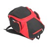 Basketball Backpack Black Red Multifunctional Large Capacity with Multiple Storage