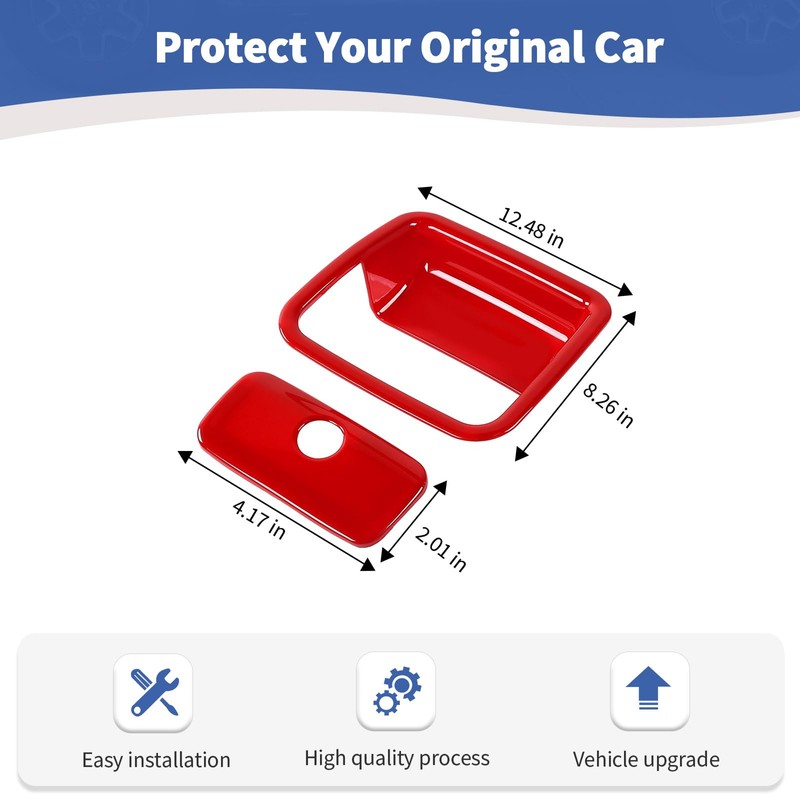 RT-TCZ for Jeep JL Glove Box Compartment Latch Handle Trim