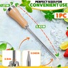 Ice Pick Tool with Stainless Steel Needle & Wooden Handle