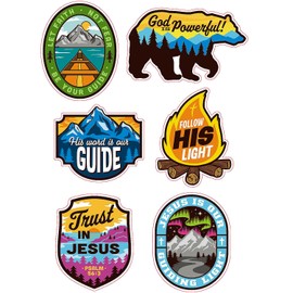 16" – 25" Great North VBS Cardstock Wall Cutouts Set - 6 Pieces, Vacation Bible School Supplies