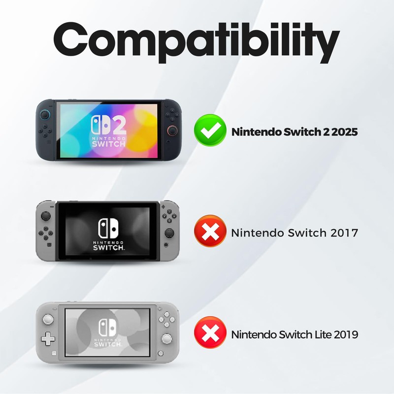 ProCase Switch 2 Case, Hard Case, 2025 Release, TPU &