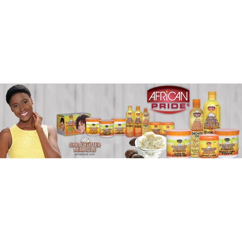 African Pride Shea Miracle Silky Curls Hair Moisturizer - Contains