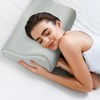 HOMBYS Satin Pillow Case for Contoured Support Pillow (DO NOT