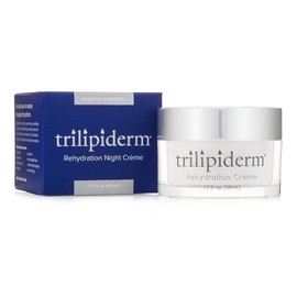 Trilipiderm Rehydration Night Crème W/Hyaluronic Acid, Vitamins A, C, E & Medyssinnian Lipid, Anti Aging Facial Night Cream Moisturizer for Face & Neck, Anti Wrinkle Cream for Men & Women, 1.7 Fl Oz