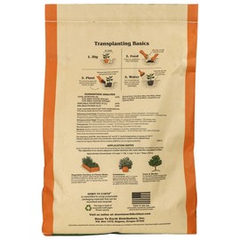 Down to Earth Organic Bio-Live Fertilizer Mix 5-4-2, 25 lb