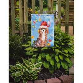 Caroline's Treasures CK2476GF Christmas Lights Cavapoo Flag Garden Size, Small, Multicolor