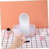 PACKOVE Portable LED Makeup Mirror Organizer Compact Cosmetic Storage Box