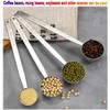 HJYDGJ Pack of 2 Reusable Round Coffee Spoons, Coffee Measuring