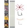 SootEater Rotary Chimney Cleaning System with 18 ft. Flexible White