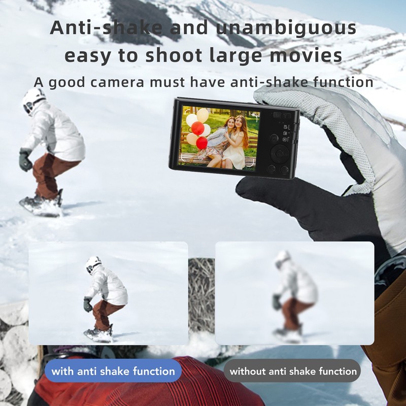4K Digital Camera 48MP 2.8 Inch 16X Digital Zoom Portable