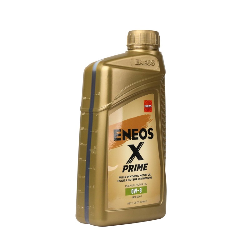 ENEOS X Prime 0W-8 Fully Synthetic Motor Oil (1-Quart, Single