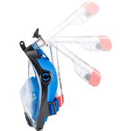 Aqua Speed Snorkeling Mask Children I 180° Panorama Diving Mask with Snorkel I Snorkeling Mask Full Face Anti-Fog I Diving I + Microfibre Towel I Size L, 09.Turquoise I Spectra 2.0 Kid