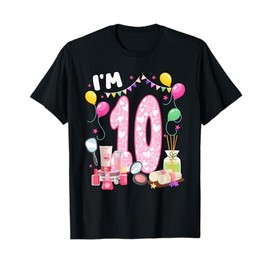 10 Year Old Birthday Spa Lover 10th Spa Themed Party T-Shirt