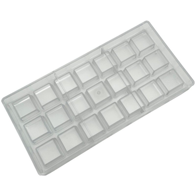 Goldbaking Square Chocolate Making Mould Polycarbonate Chocolate DIY Mold 21