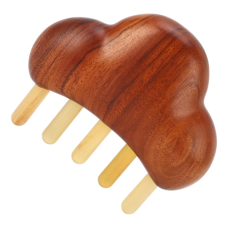 Rosewood Meridian Comb Wide Comb Teeth Reduce Stress Wooden Scalp
