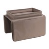 Sofa Armrest Organizer with Cup Holder Tray Chair Arm TV