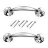 SISI UK Chrome Plated Victorian Bow Shaped Handles 150mm Bow