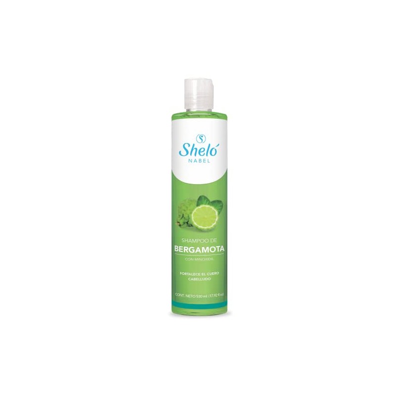 Sheló NABEL Shampoo de Bergamota 530 ml para Cabello Graso