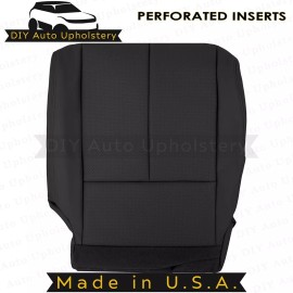 DIY Auto Upholstery 2015 to 2023 Fits Nissan Murano Driver Bottom Leather Seat Covers Black