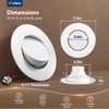 Amico 5/6 Inch Retrofit Eyeball Gimbal Can Lights 6 Pack,