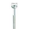 sourcing map M6x80mm Furniture Bolts Hex Socket Screws 58mm Thread
