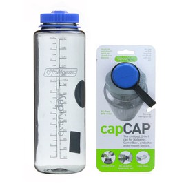 Nalgene Grey with Blue Cap Silo Tritan 1.37L with Blue Cap Replacement